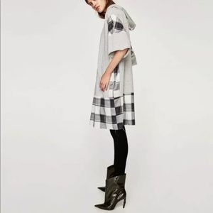 Zara ❤️ Combined Sweatshirt Dress ❤️ Size Small